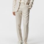 Grant Super Linen Pants Safari Beige Men J.Lindeberg Clothing 66XF1218