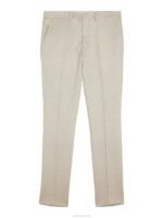 Grant Super Linen Pants Safari Beige Men J.Lindeberg Clothing 66XF1218 - Image 6