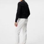 Gus Knitted Sweater Black Men J.Lindeberg Clothing 66XF587