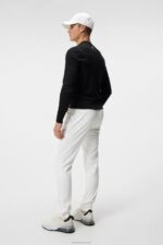 Gus Knitted Sweater Black Men J.Lindeberg Clothing 66XF587