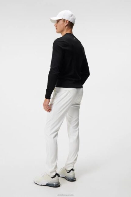 Gus Knitted Sweater Black Men J.Lindeberg Clothing 66XF587