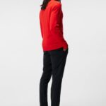 Gus Knitted Sweater Fiery Red Men J.Lindeberg Clothing 66XF589