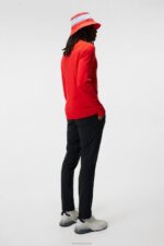 Gus Knitted Sweater Fiery Red Men J.Lindeberg Clothing 66XF589