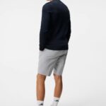 Gus Knitted Sweater Navy Men J.Lindeberg Clothing 66XF586