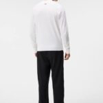 Gus Knitted Sweater White Men J.Lindeberg Clothing 66XF508