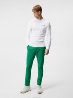 Gus Knitted Sweater White Men J.Lindeberg Clothing 66XF585 - Image 2