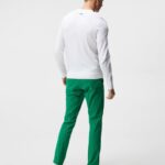Gus Knitted Sweater White Men J.Lindeberg Clothing 66XF585