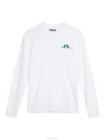 Gus Knitted Sweater White Men J.Lindeberg Clothing 66XF585 - Image 4