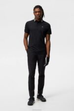 Gus Polo Black Men J.Lindeberg Clothing 66XF309 - Image 2