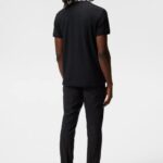 Gus Polo Black Men J.Lindeberg Clothing 66XF309
