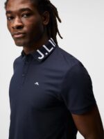Gus Polo Navy Men J.Lindeberg Clothing 66XF308 - Image 3