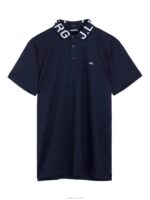 Gus Polo Navy Men J.Lindeberg Clothing 66XF308 - Image 4