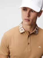 Gus Polo Tiger Brown Men J.Lindeberg Clothing 66XF307 - Image 3