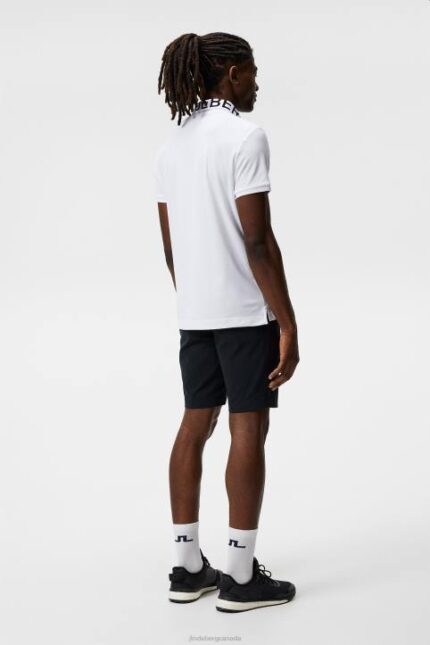 Gus Polo White Men J.Lindeberg Clothing 66XF310