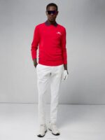 Gus Sweater Barbados Cherry Men J.Lindeberg Clothing 66XF2331 - Image 3