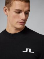 Gus Sweater Black Men J.Lindeberg Clothing 66XF2333 - Image 4