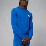 Gus Sweater Nautical Blue Men J.Lindeberg Clothing 66XF2330