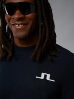 Gus Sweater Navy Men J.Lindeberg Clothing 66XF2332 - Image 4