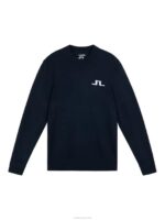 Gus Sweater Navy Men J.Lindeberg Clothing 66XF2332 - Image 5
