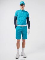 Guy Golf Polo Enamel Blue Men J.Lindeberg Clothing 66XF2076 - Image 2