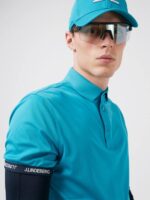 Guy Golf Polo Enamel Blue Men J.Lindeberg Clothing 66XF2076 - Image 3