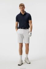 Guy Polo Navy Men J.Lindeberg Clothing 66XF286 - Image 2