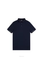 Guy Polo Navy Men J.Lindeberg Clothing 66XF286 - Image 4