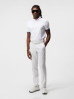 Guy Polo White Men J.Lindeberg Clothing 66XF285 - Image 2