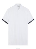Guy Polo White Men J.Lindeberg Clothing 66XF285 - Image 4