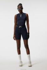 Gwen Long Shorts Navy Women J.Lindeberg Clothing 66XF1750 - Image 2
