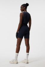 Gwen Long Shorts Navy Women J.Lindeberg Clothing 66XF1750