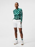 Gwen Long Shorts White Women J.Lindeberg Clothing 66XF1748 - Image 2