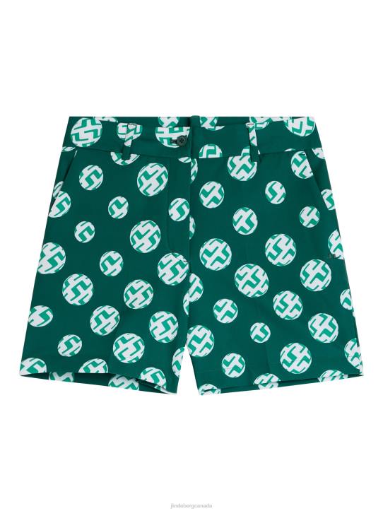 Gwen Printed Shorts Rain Forest Sphere Dot Women J.Lindeberg Clothing 66XF1741 - Image 5
