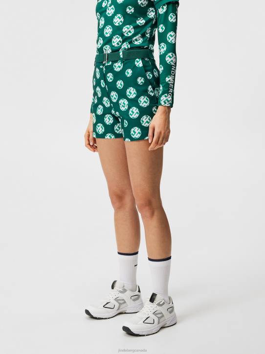 Gwen Printed Shorts Rain Forest Sphere Dot Women J.Lindeberg Clothing 66XF1741 - Image 1