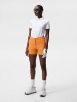 Gwen Shorts Russet Orange Women J.Lindeberg Clothing 66XF1745 - Image 2