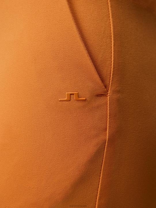 Gwen Shorts Russet Orange Women J.Lindeberg Clothing 66XF1745 - Image 4