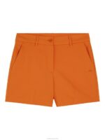 Gwen Shorts Russet Orange Women J.Lindeberg Clothing 66XF1745 - Image 5