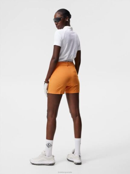 Gwen Shorts Russet Orange Women J.Lindeberg Clothing 66XF1745