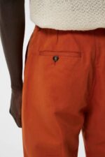 Haij Cotton Linen Pants Minimal Men J.Lindeberg Clothing 66XF1204 - Image 4
