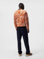 Haij Cotton Linen Pants Navy Men J.Lindeberg Clothing 66XF1222