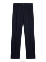 Haij Cotton Linen Pants Navy Men J.Lindeberg Clothing 66XF1222 - Image 4