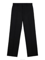Haij Double Weave Pants Black Men J.Lindeberg Clothing 66XF1198 - Image 6