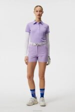 Hailey Polo Sand Verbena Women J.Lindeberg Clothing 66XF1383 - Image 2