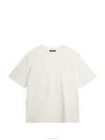 Hale Logo Patch T-shirt Cloud White Men J.Lindeberg Clothing 66XF933 - Image 5