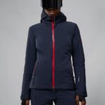 Halo Jacket Navy Women J.Lindeberg Clothing 66XF2046