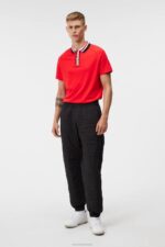 Hals Polo Fiery Red Men J.Lindeberg Clothing 66XF35 - Image 3