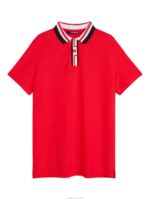 Hals Polo Fiery Red Men J.Lindeberg Clothing 66XF35 - Image 6