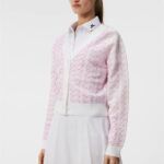 Hanna Knitted Cardigan White Women J.Lindeberg Clothing 66XF1812