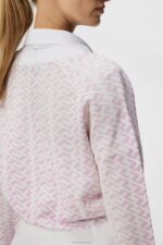 Hanna Knitted Cardigan White Women J.Lindeberg Clothing 66XF1812 - Image 4