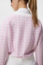 Hanna Knitted Cardigan White Women J.Lindeberg Clothing 66XF1812 - Image 5